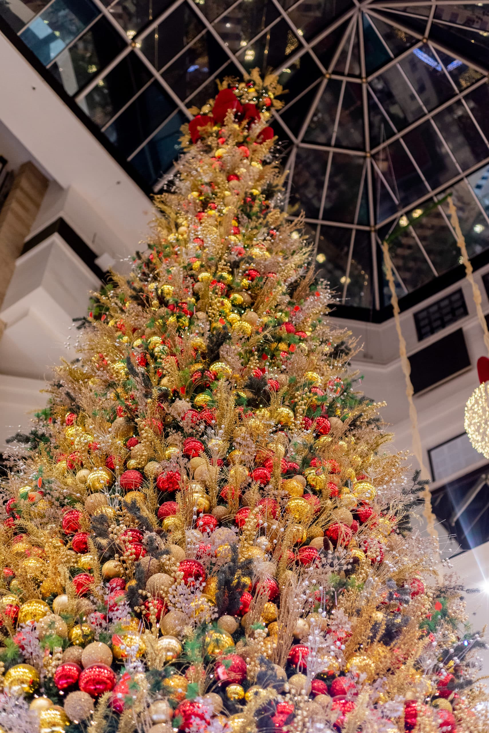 Pátio Brasil traz decoração com árvore de 23 metros, Papai Noel e trono