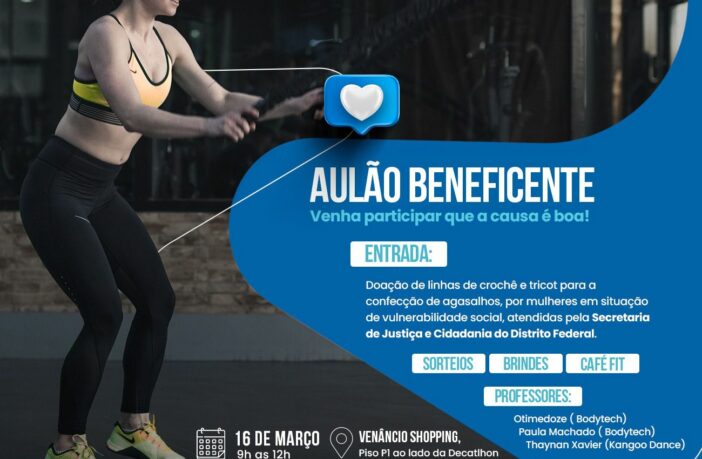 Aulão beneficente Venâncio Shopping