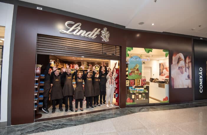 TGS inaugura Lindt, líder suíça na categoria de chocolates premium