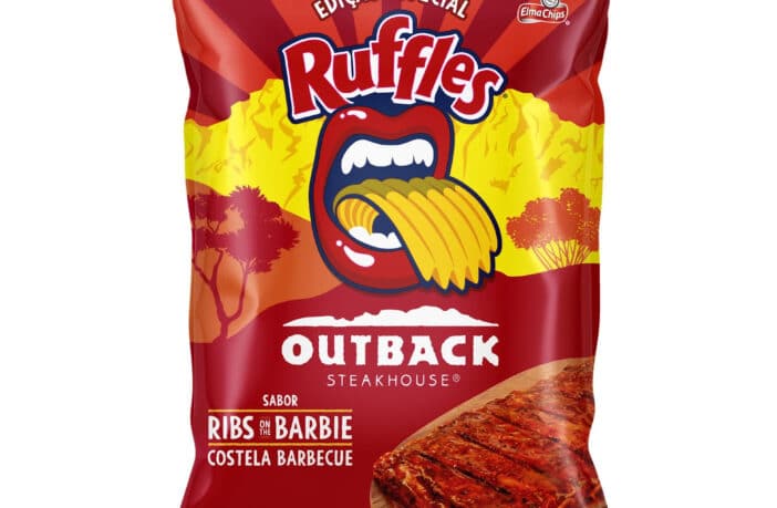 Ruffles® e Outback se unem em parceria inédita para lançar novo sabor “Ribs on The Barbie - Costela Barbecue”