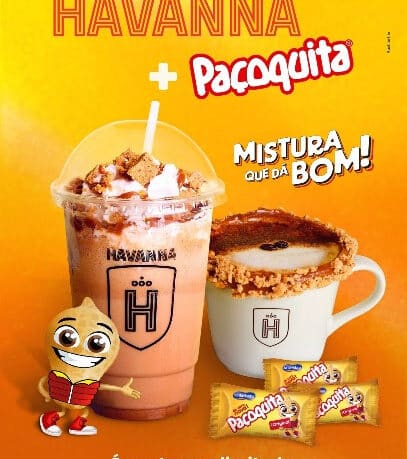 Havanna e Paçoquita lançam collab inédita de bebidas para o inverno