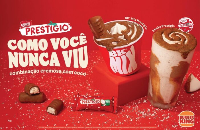 Burger King® transforma Prestígio® Chocolate em duas novas sobremesas irresistíveis!