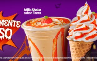 Halloween: Giraffas lança casquinha e milk-shake com Fanta Laranja em uma edição assustadoramente deliciosa