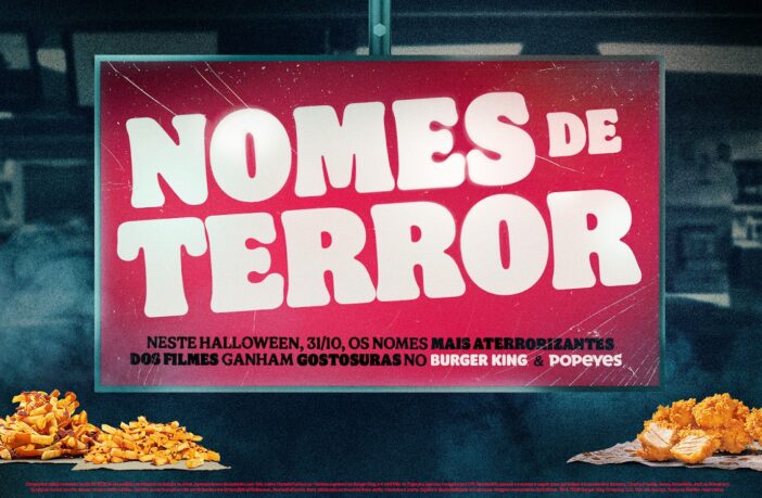 No Halloween, Burger King® dá batata e Popeyes® mini filés para quem tem nome de personagens de filme de terror