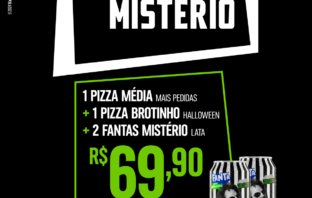 Domino’s Pizza lança combo especial de Halloween em parceria com a Fanta Mistério por tempo limitado