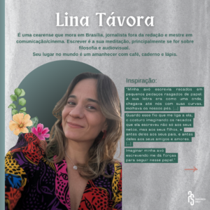 Segundo Selo lança “Cartas para Elas”, de Lina Távora, com bate-papo em Brasília