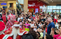 Papai Noel chega em grande estilo ao DF Plaza Shopping para dar início à temporada de Natal