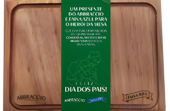 Dia dos Pais: Abbraccio celebra a data com presente exclusivo em parceria com Faixa Azul