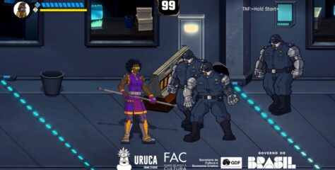 Zamburá leva um Beat’em Up afrofuturista para uma Brasília dominada por ciborgues