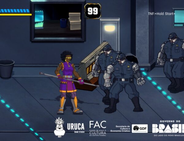 Zamburá leva um Beat’em Up afrofuturista para uma Brasília dominada por ciborgues