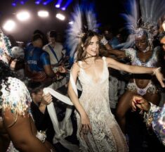 PatBO cria vestido exclusivo para Giulia Be usar em celebração de seu casamento com John Conor Kennedy